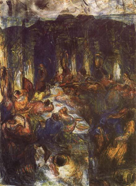 Paul Cezanne The Orgy or the Banquet